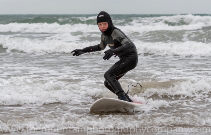 Ollie Rhosneigr surfing